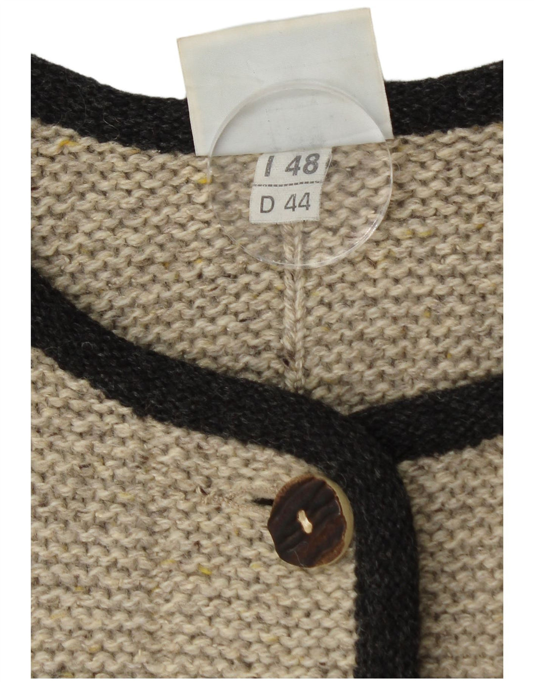 Maglione cardigan da donna Lindbergh IT 48 XL Lana vergine screziata grigia