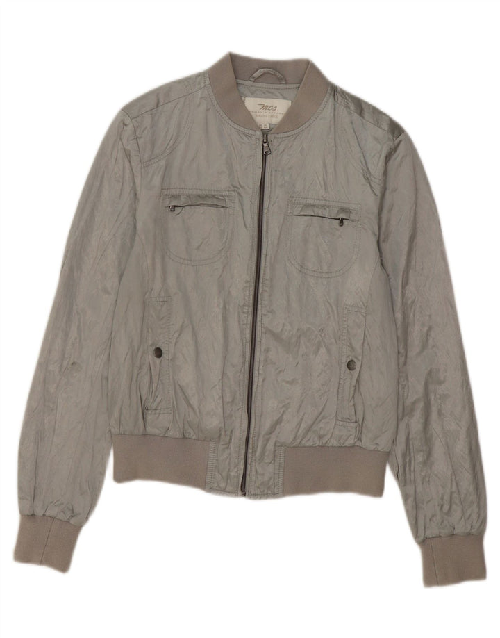 MARLBORO CLASSICS Womens Bomber Jacket EU 44 XL Grey Cotton Vintage Marlboro Classics and Second-Hand Marlboro Classics from Messina Hembry 