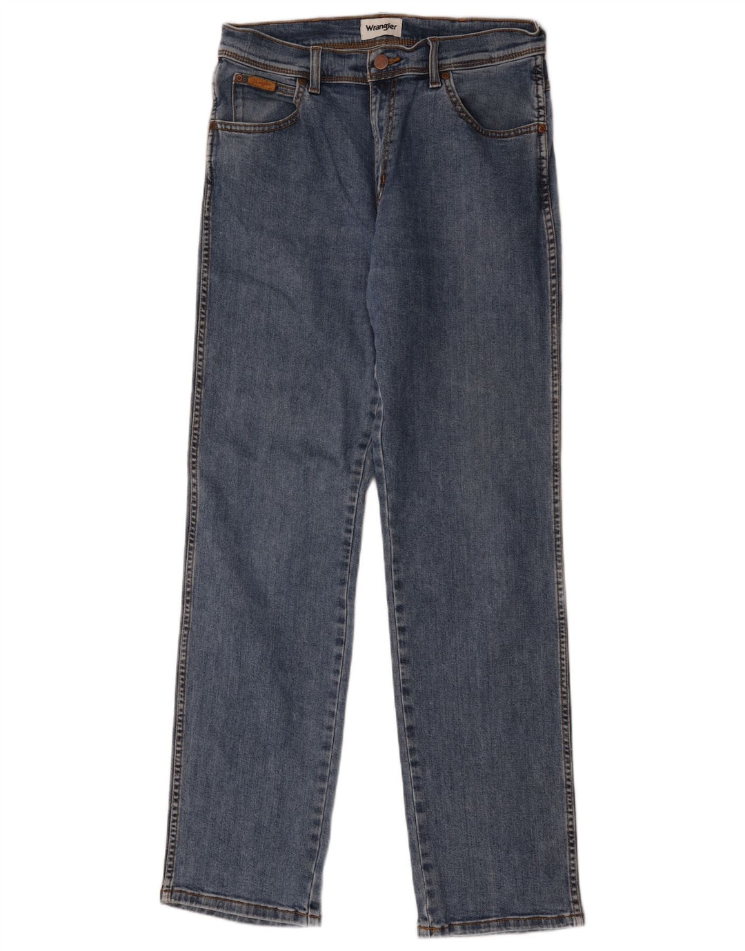 Jeans dritti da uomo Wrangler Texas W32 L34 cotone blu