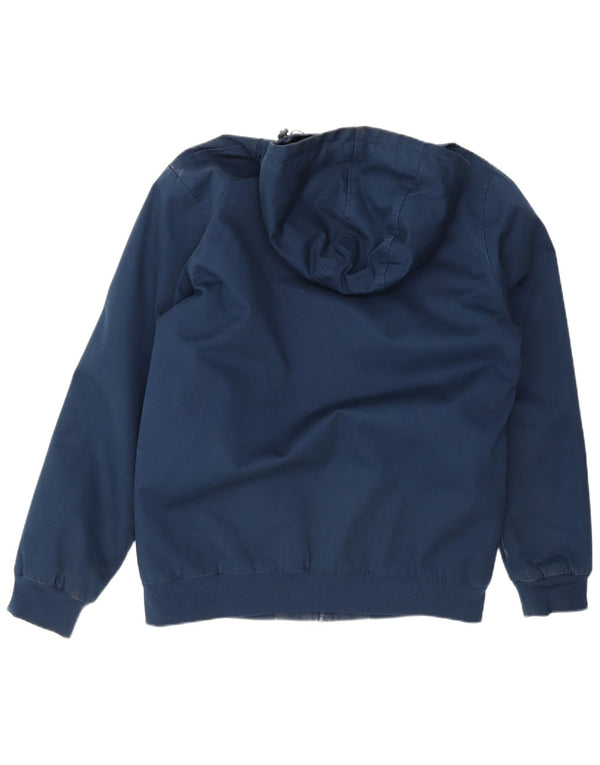 Bomber con cappuccio da uomo DC UK 40 grande cotone blu navy