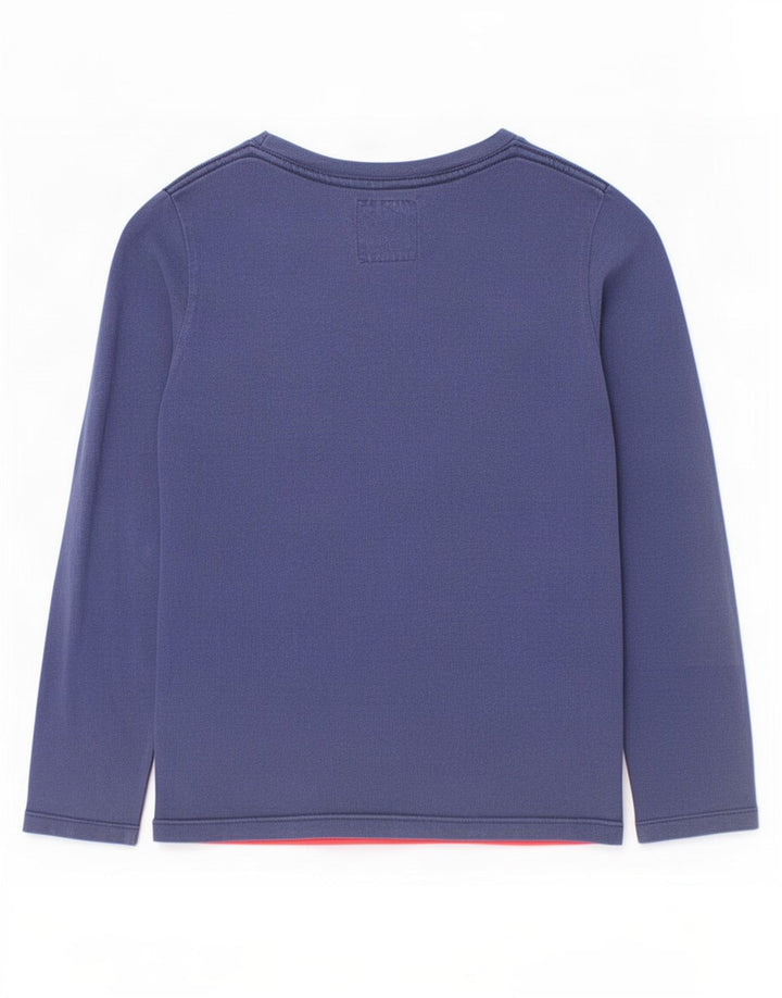 Levi's Maglietta grafica per ragazzi a maniche lunghe 9-10 anni Blu navy Colourblock