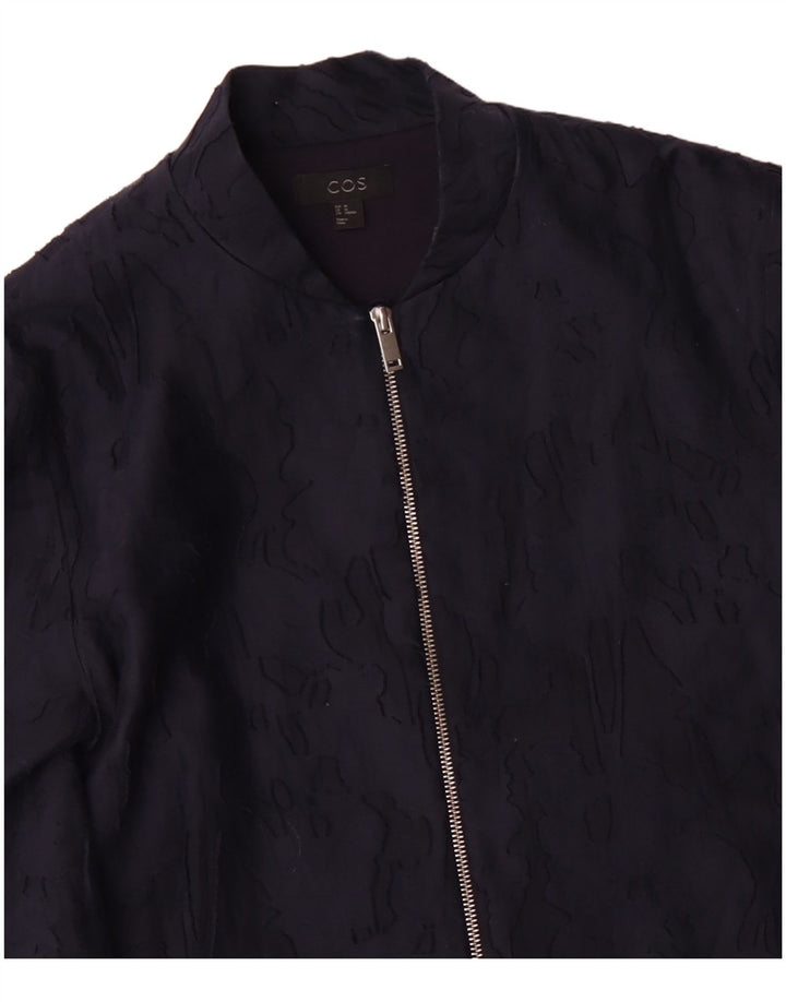 Soprabito da donna COS EU 40 cotone mimetico medio blu navy