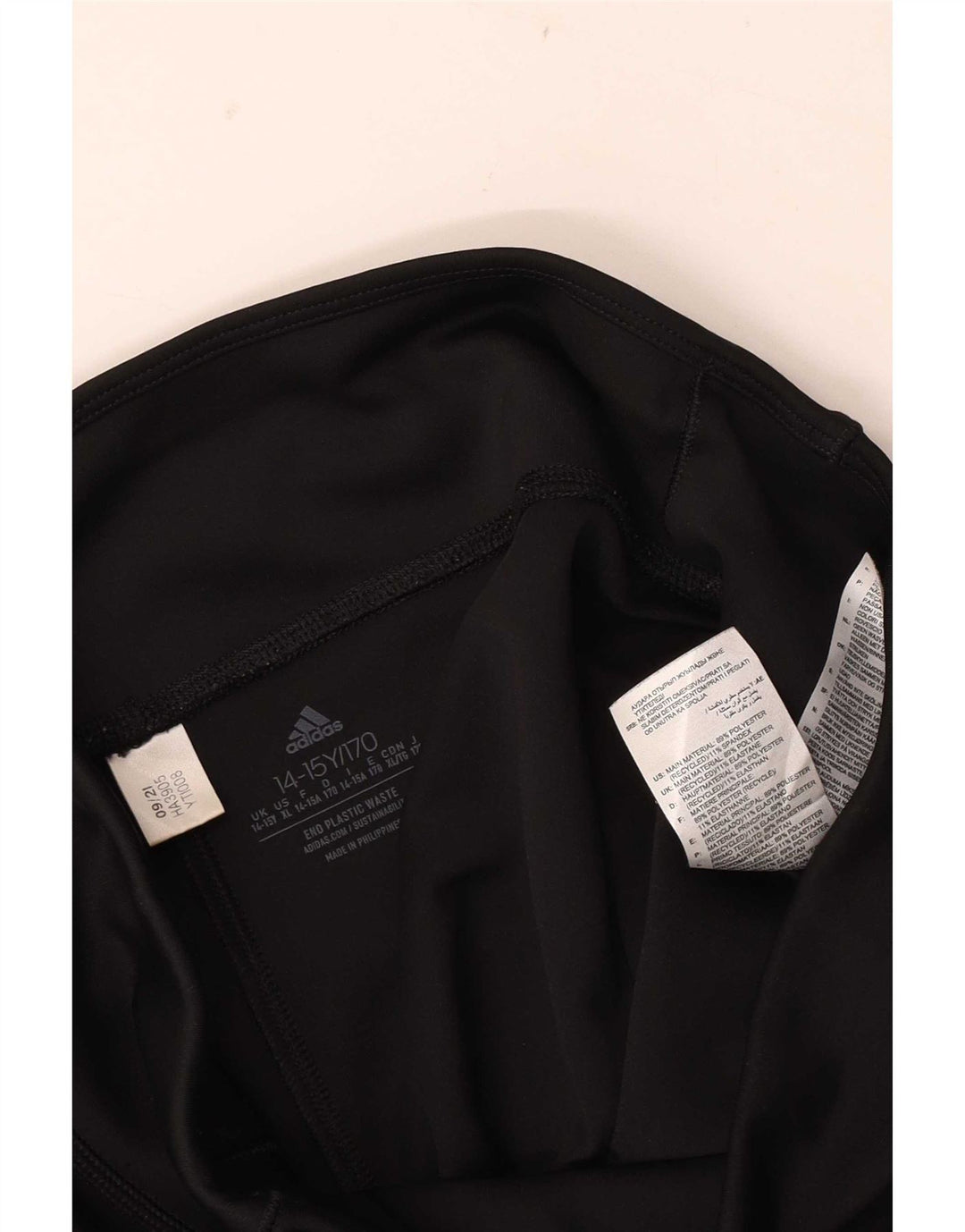 Leggings Adidas Aeroready Bambina 14-15 Anni Poliestere Nero