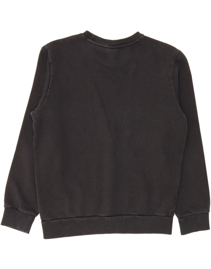PUMA Womens Graphic Oversized Sweatshirt Jumper UK 10 Small Black Cotton Vintage Puma and Second-Hand Puma from Messina Hembry 
