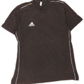 T-shirt Adidas da uomo Top Large in cotone nero