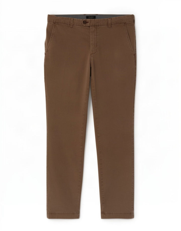 Pantaloni chino slim da uomo Ted Baker W36 L30 cotone beige
