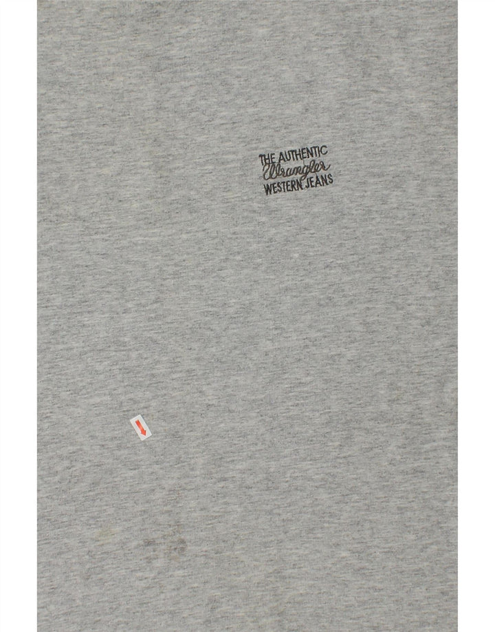 WRANGLER Mens Sweatshirt Jumper 2XL Grey Cotton Vintage Wrangler and Second-Hand Wrangler from Messina Hembry 