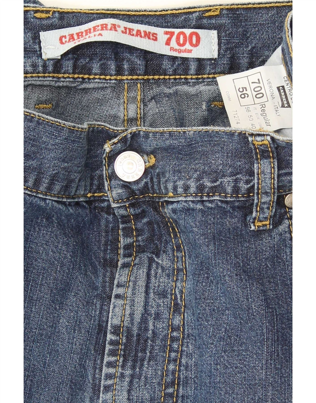 Jeans dritti da uomo Carrera 700 vestibilità regolare W40 L30 Blu