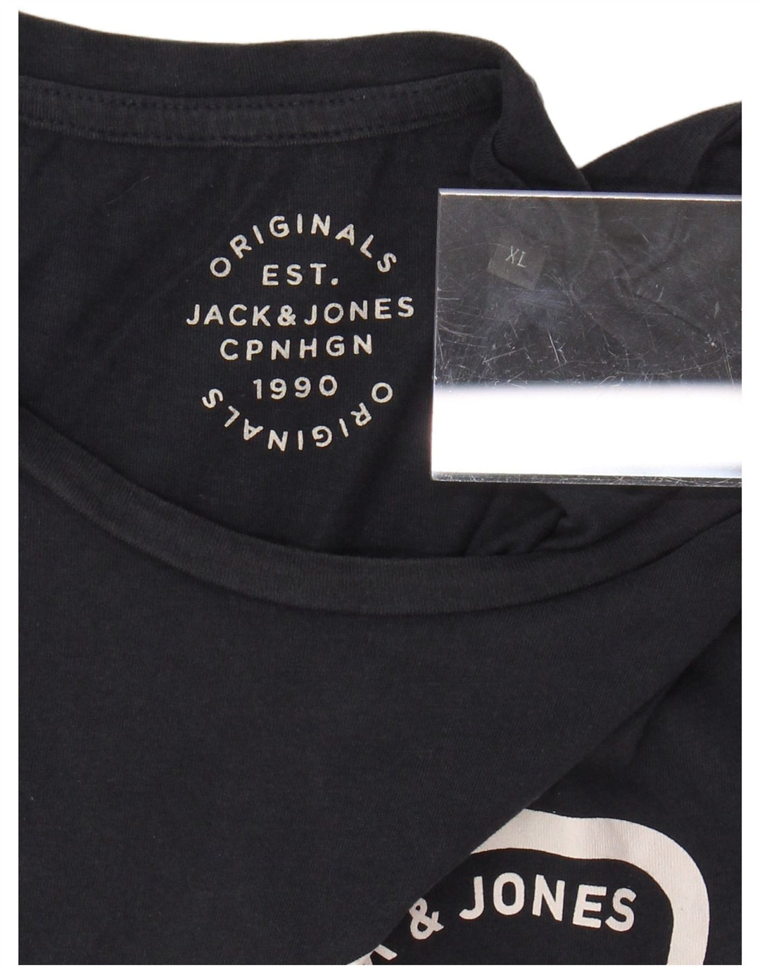 JACK & JONES T-shirt grafica da uomo XL XL in cotone blu navy