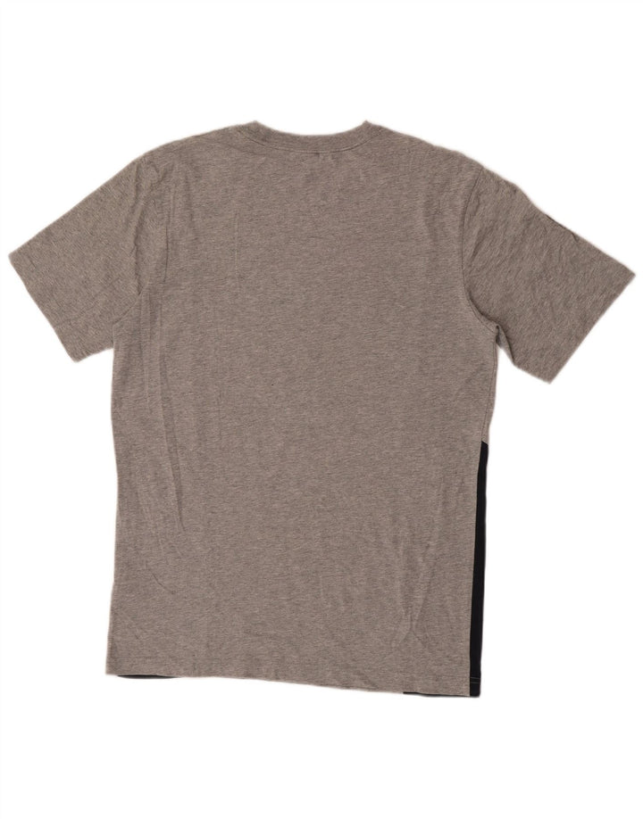 T-shirt grafica da uomo Nike Top in cotone color block grigio medio