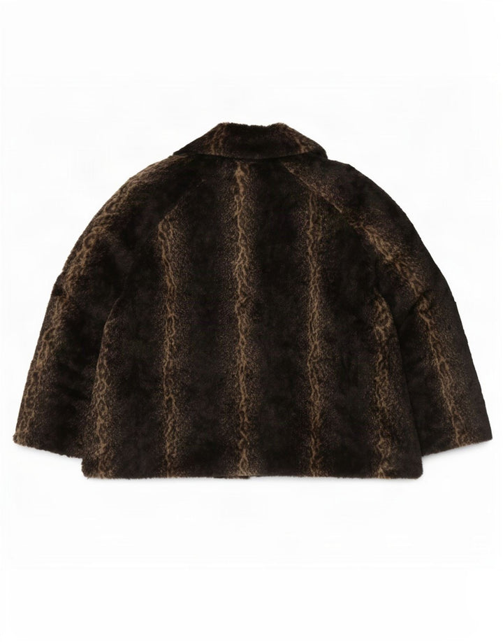 Giacca Marks & Spencer da donna Per Una UK 16 grande stampa animalier marrone