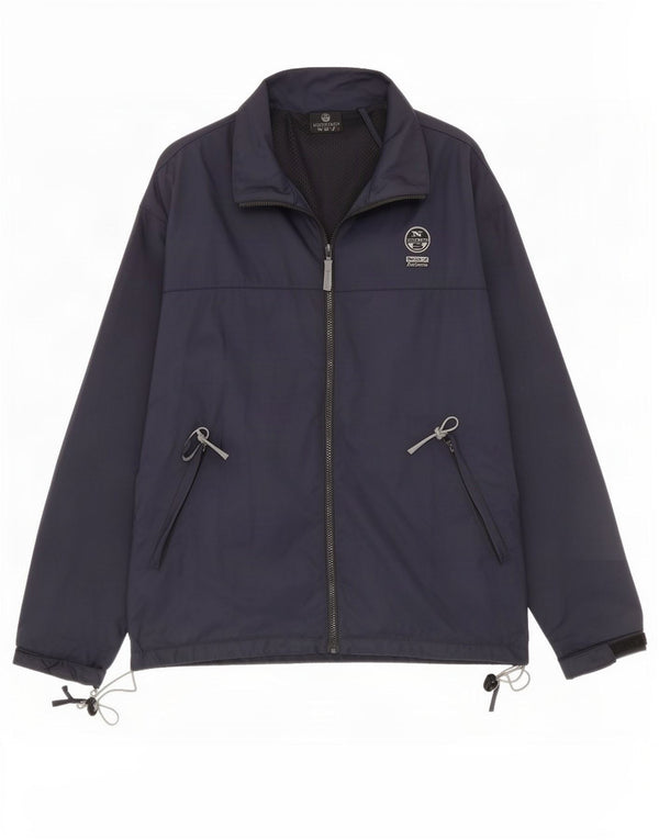 Giacca antipioggia da uomo North Sails UK 42 XL Blu navy in poliammide