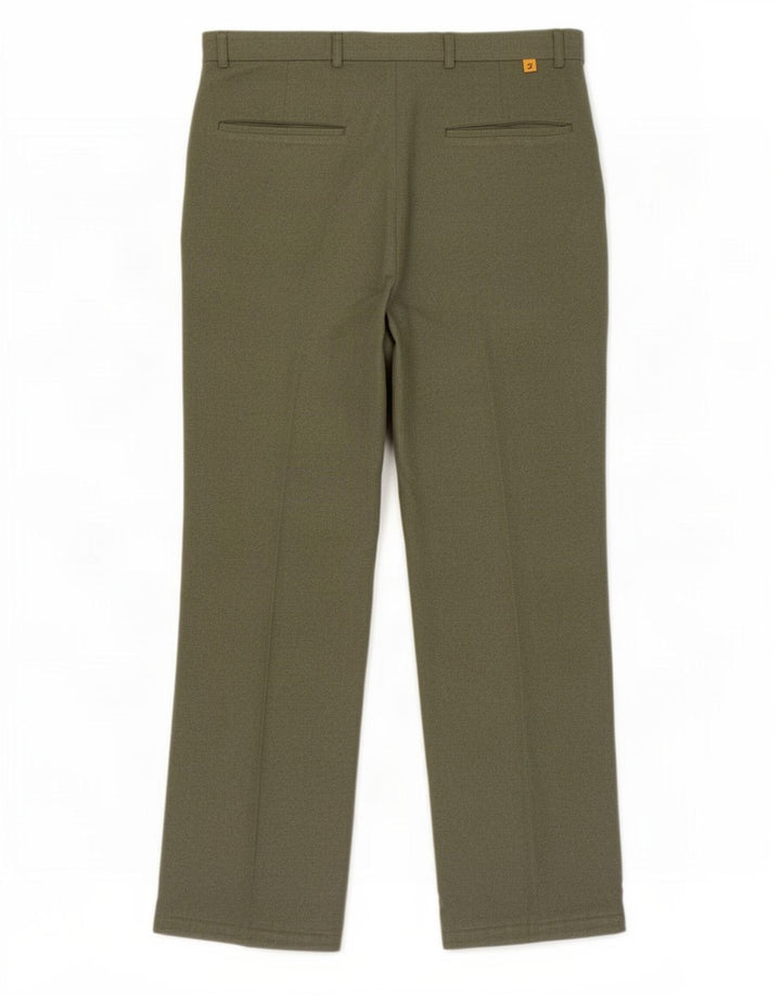 Pantaloni casual dritti da uomo Farah W34 L29 poliestere kaki