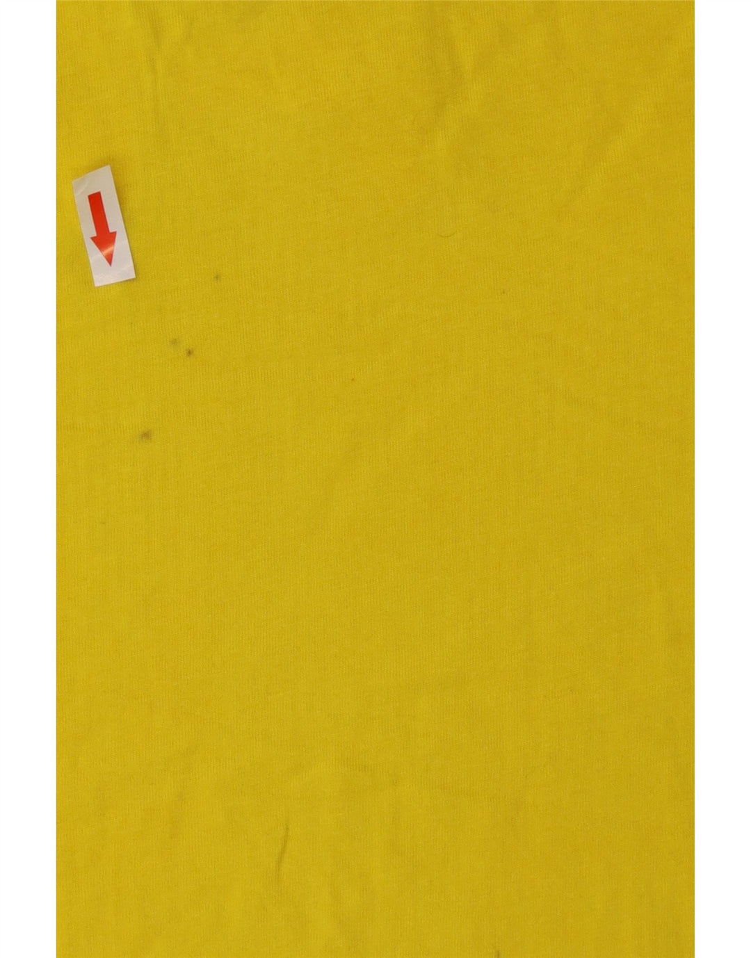 T-shirt grafica da uomo Fila Top Small in cotone giallo