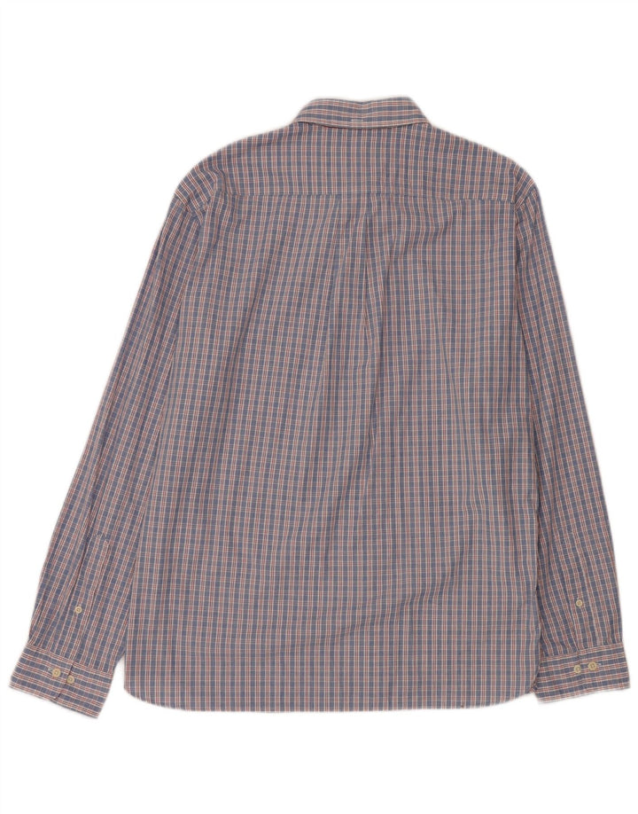 Camicia da uomo Brooks Brothers XL in cotone a quadri blu