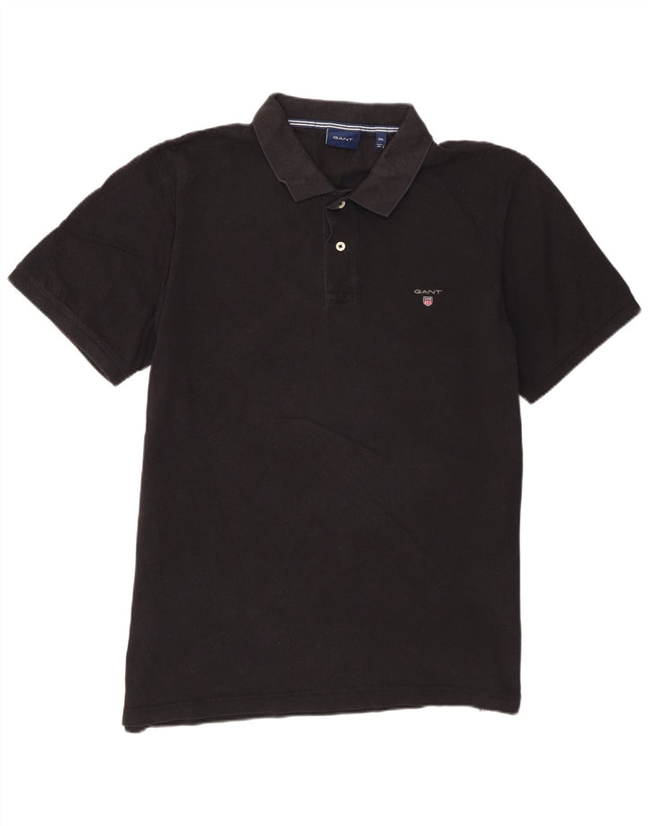 Polo da uomo Gant 2XL cotone nero