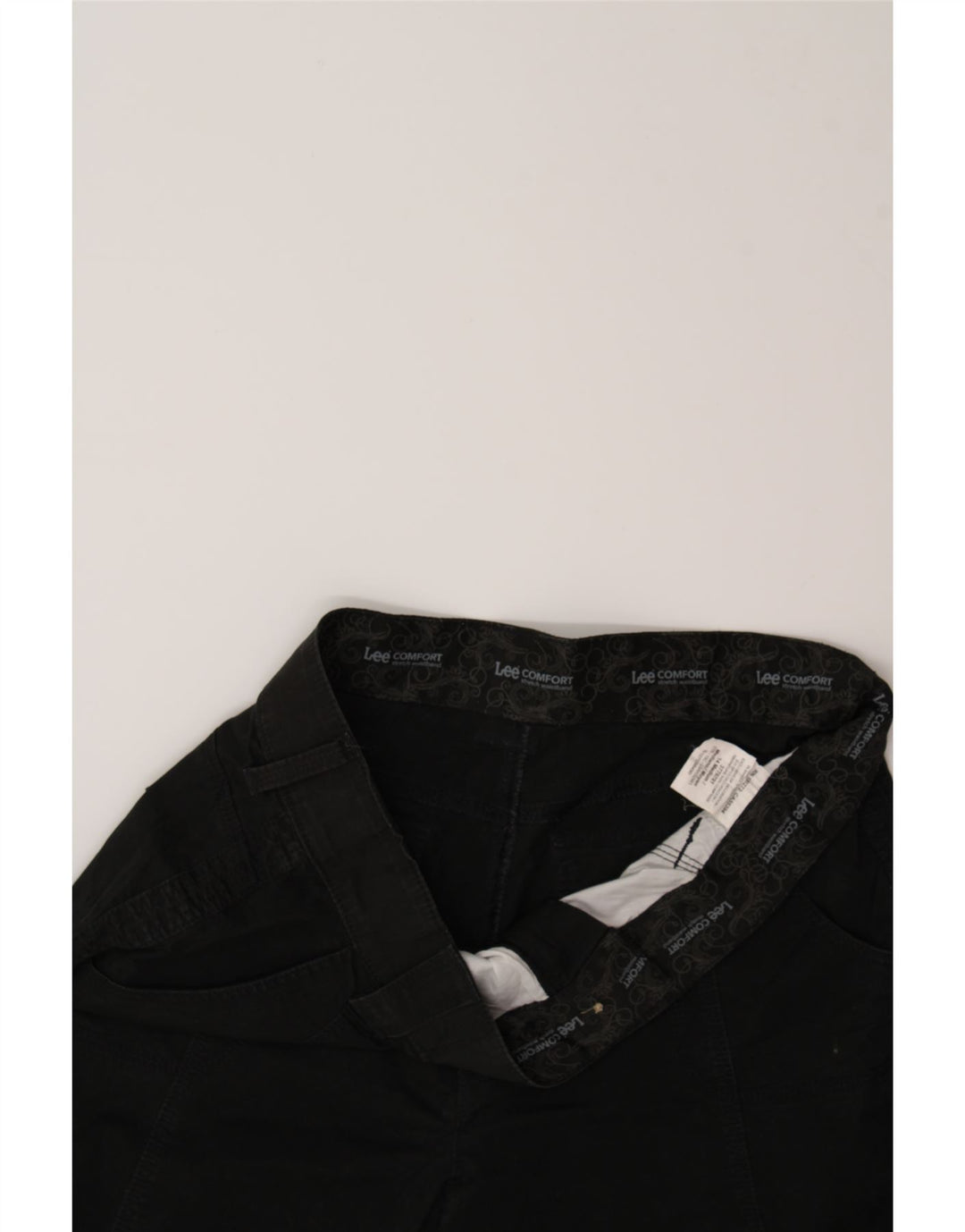 LEE Womens Chino Shorts US 14 XL W36 Black Cotton Vintage Lee and Second-Hand Lee from Messina Hembry 