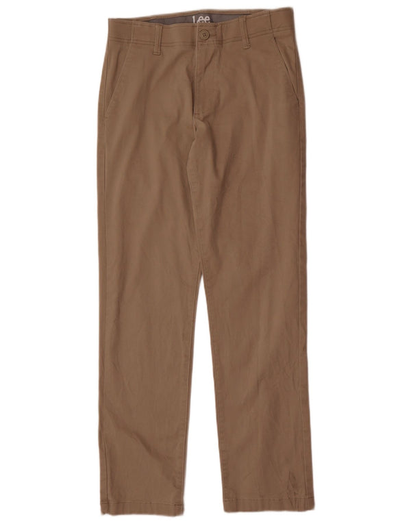 Pantaloni chino dritti da uomo Lee W30 L32 in cotone beige