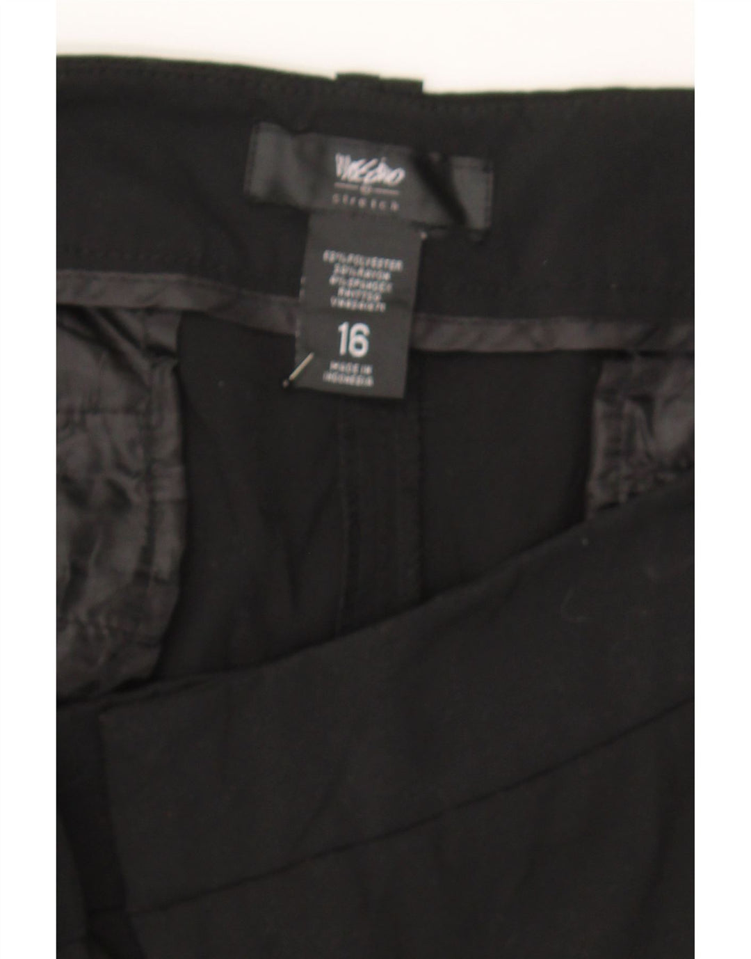 MOSSIMO Womens Stretch Straight Capri Trousers US 16 2XL W40 L20 Black Vintage Mossimo and Second-Hand Mossimo from Messina Hembry 