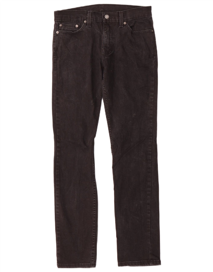 Jeans Levi's Uomo 511 Slim W29 L32 Cotone Nero