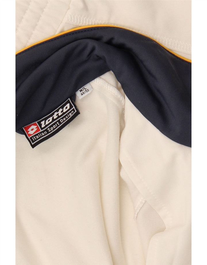 Giacca da tuta da uomo Lotto Medium Off White Sports