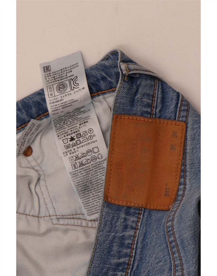 Jeans Levi's Uomo 511 Slim W36 L30 Cotone Blu