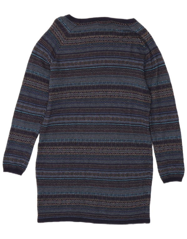 Abito maglione da donna Marks & Spencer UK 14 Medio Blu navy Fair Isle