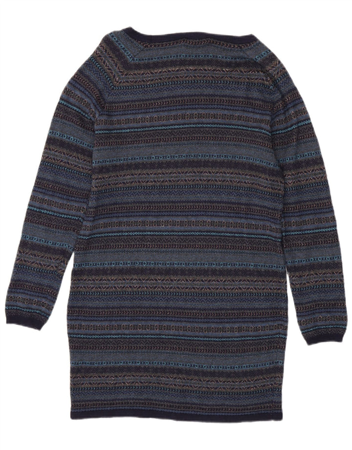 Abito maglione da donna Marks & Spencer UK 14 Medio Blu navy Fair Isle