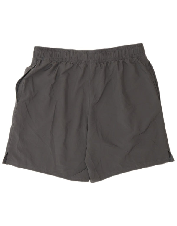 Pantaloncini sportivi regolari con grafica da uomo Under Armour XL poliestere grigio
