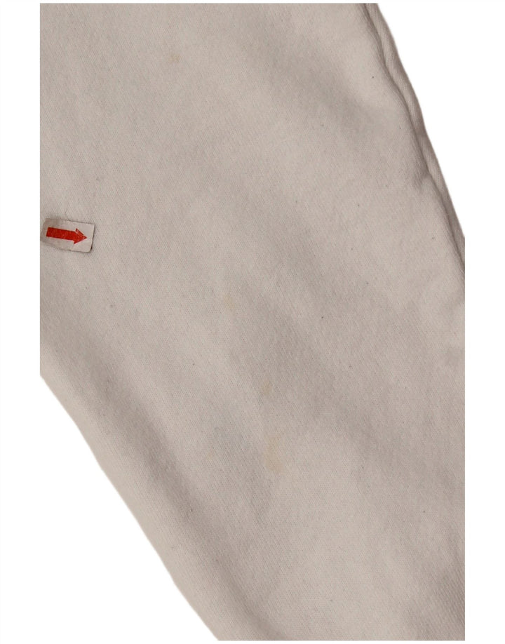 Maglione con cappuccio oversize con trama inversa da donna CHAMPION UK 10 piccolo bianco