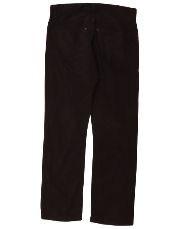 Pantaloni casual dritti da uomo KAPPA IT 46 Small W34 L32 Nero Cotone