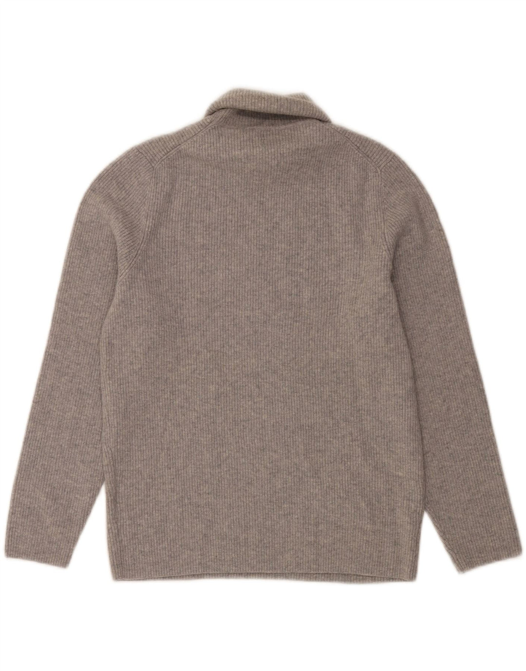 Maglione maglione a collo alto da donna Massimo Dutti UK 16 grande grigio
