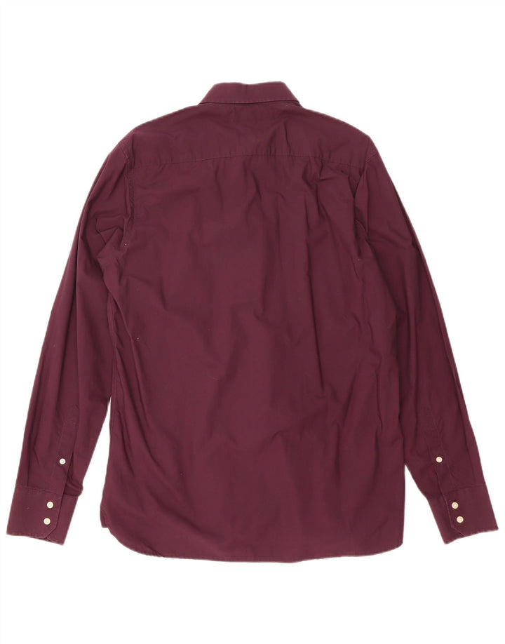 Camicia da uomo Tommy Hilfiger cotone viola medio
