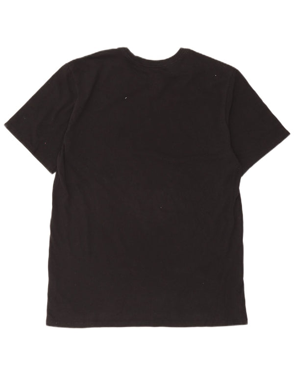 T-shirt grafica Nike Dri Fit da uomo XL in cotone nero