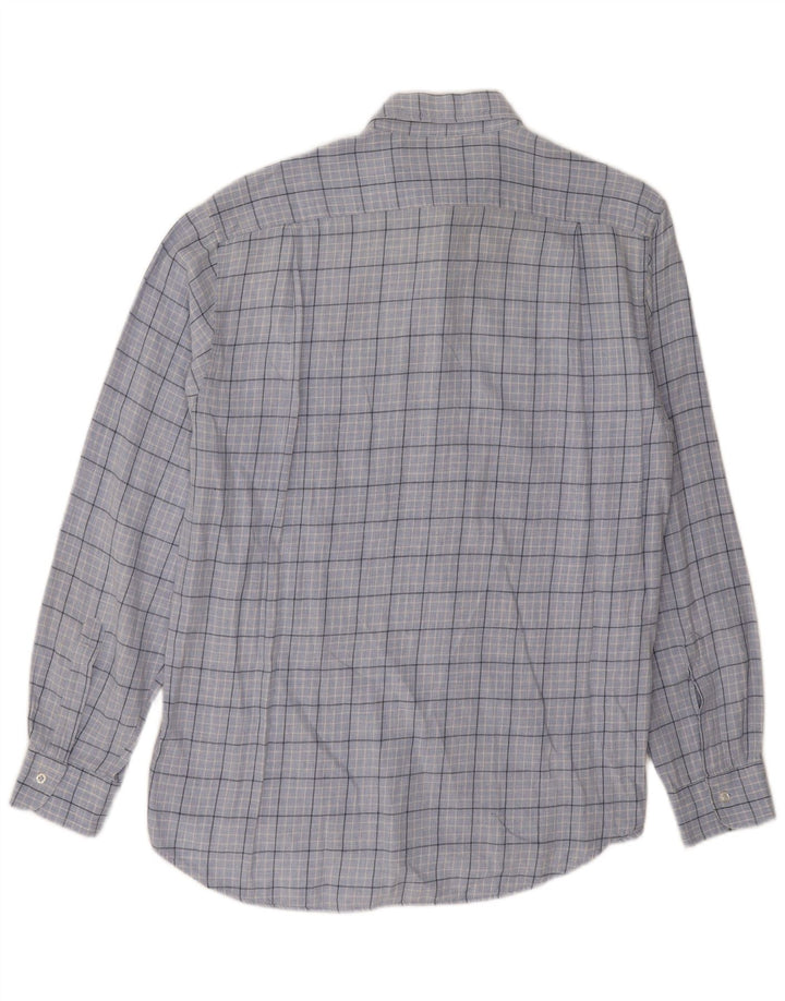 ASICS Mens Shirt XL Blue Check Cotton