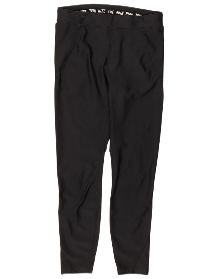 Leggings Nike Dri Fit Crop da donna UK 12 medio nero poliestere