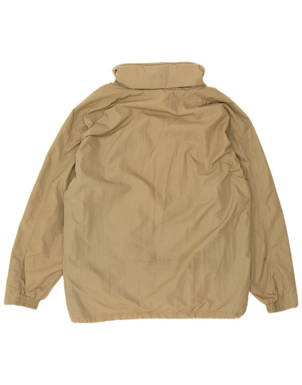 Giacca antipioggia da uomo con cappuccio Diadora UK 38 Medium Khaki Poliammide