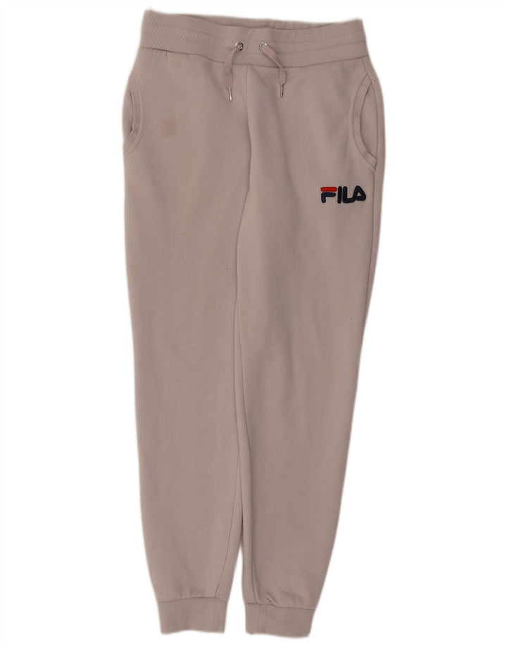Pantaloni da tuta da donna Fila Joggers UK 10 Small Poliestere bianco