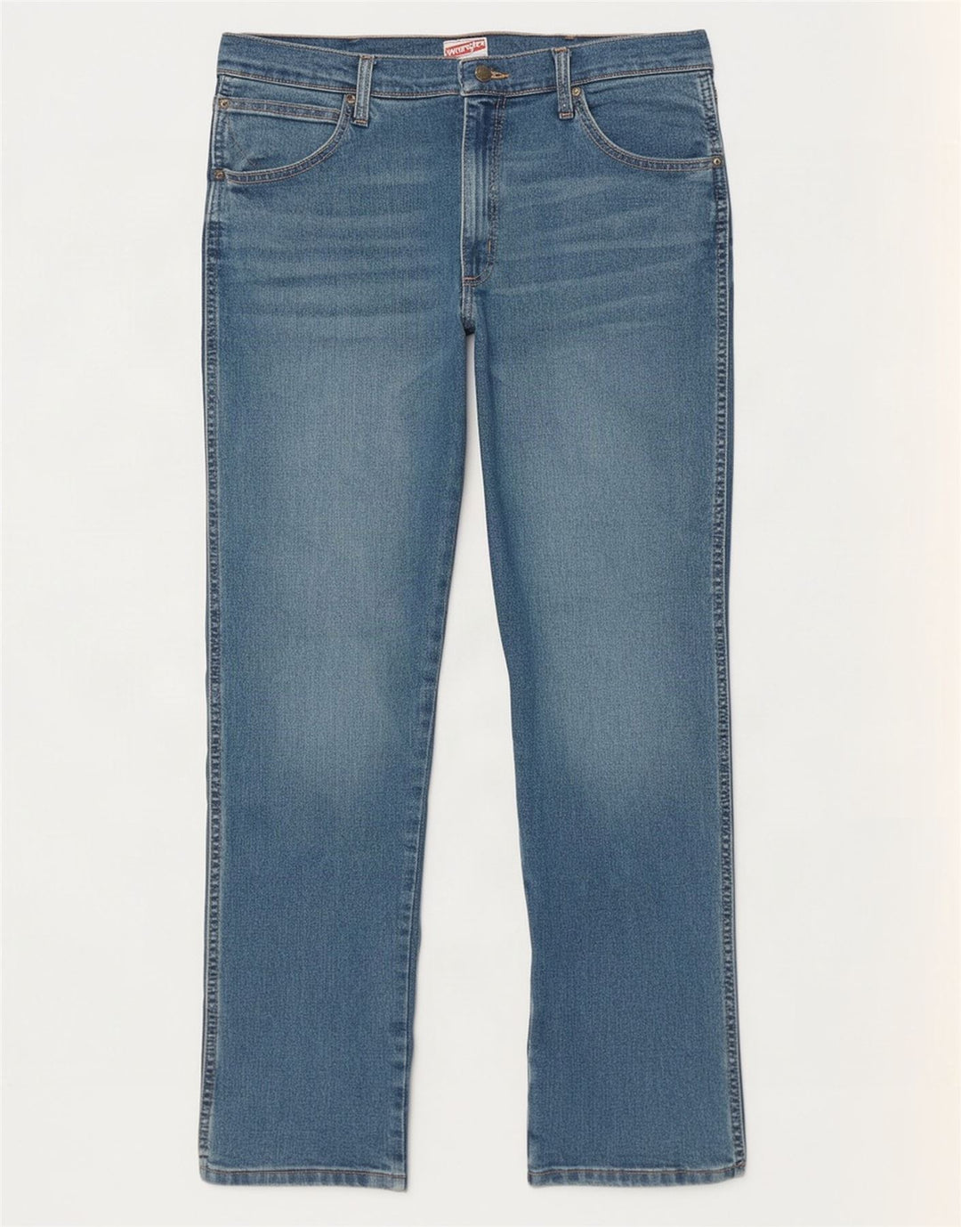 Jeans dritti da donna Wrangler W34 L29 cotone blu