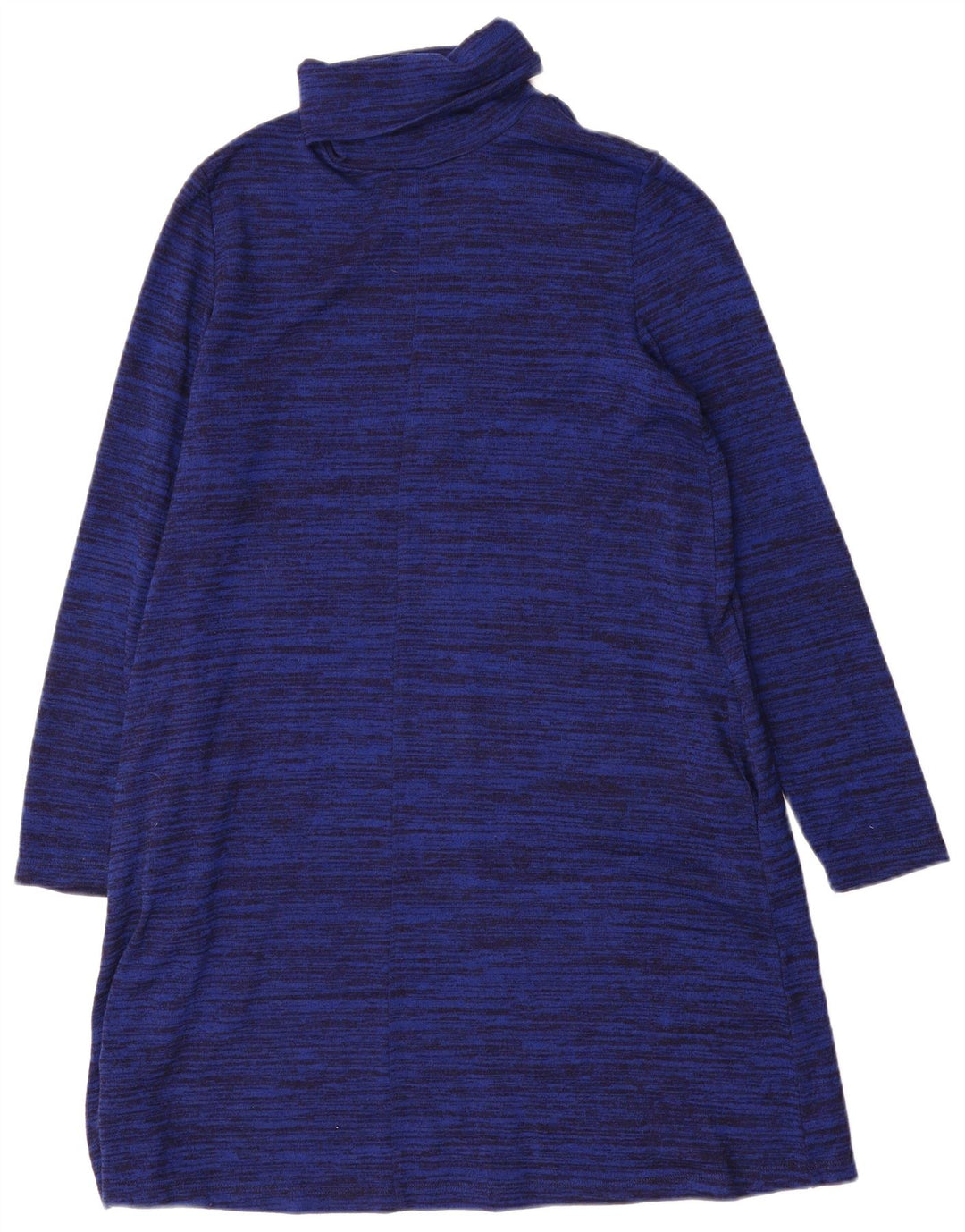 Abito maglione da donna Marks & Spencer UK 14 Grande poliestere screziato blu navy