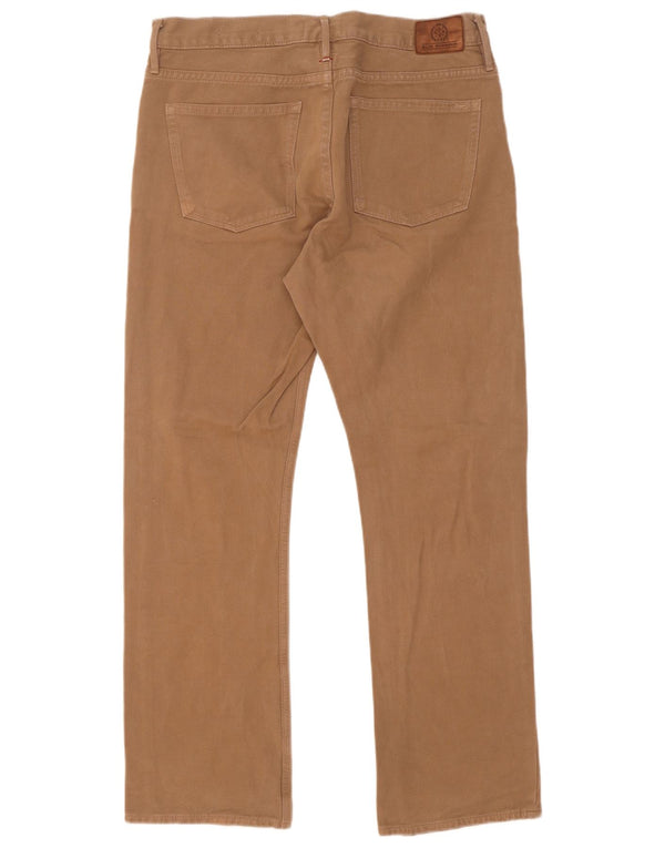 Pantaloni casual vestibilità regolare Marks & Spencer da uomo blu Harbour W34 L31 Beige