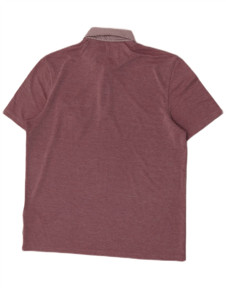 Polo da uomo Ted Baker taglia 4 grande rosa modal
