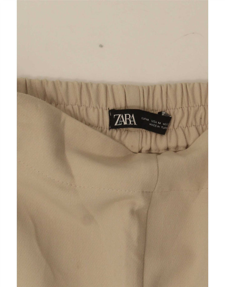 Pantaloni chino affusolati da donna Zara medi W28 L28 Beige