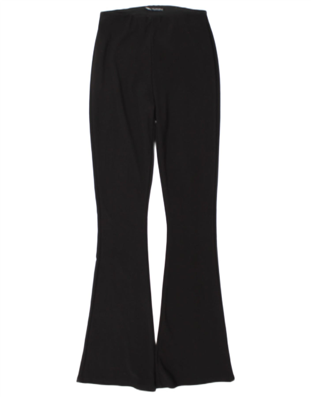 Leggings svasati da donna Zara UK 14 poliestere nero medio