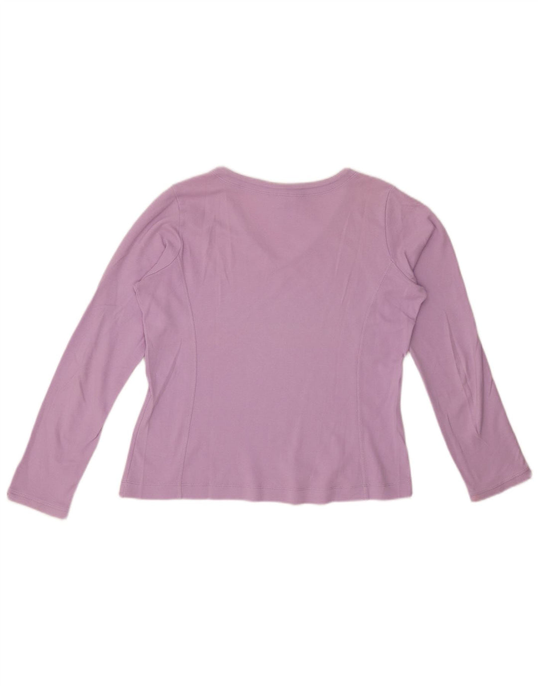 CHAMPION Top da donna a vestibilità comoda a maniche lunghe UK 14 Viola medio