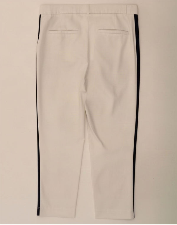 Pantaloni corti Zara Trafaluc da donna medi W28 L24 color block bianco
