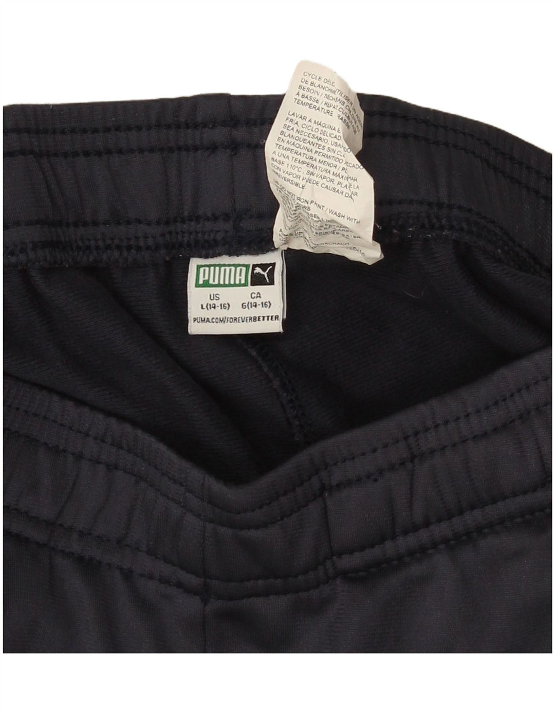 Pantaloni da tuta da ragazzo Puma Joggers 14-15 anni Large Blu Navy Poliestere