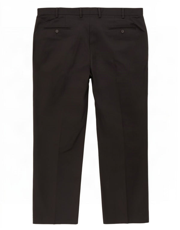 Pantaloni da abito dritti autografi da uomo Marks & Spencer W40 L29 neri