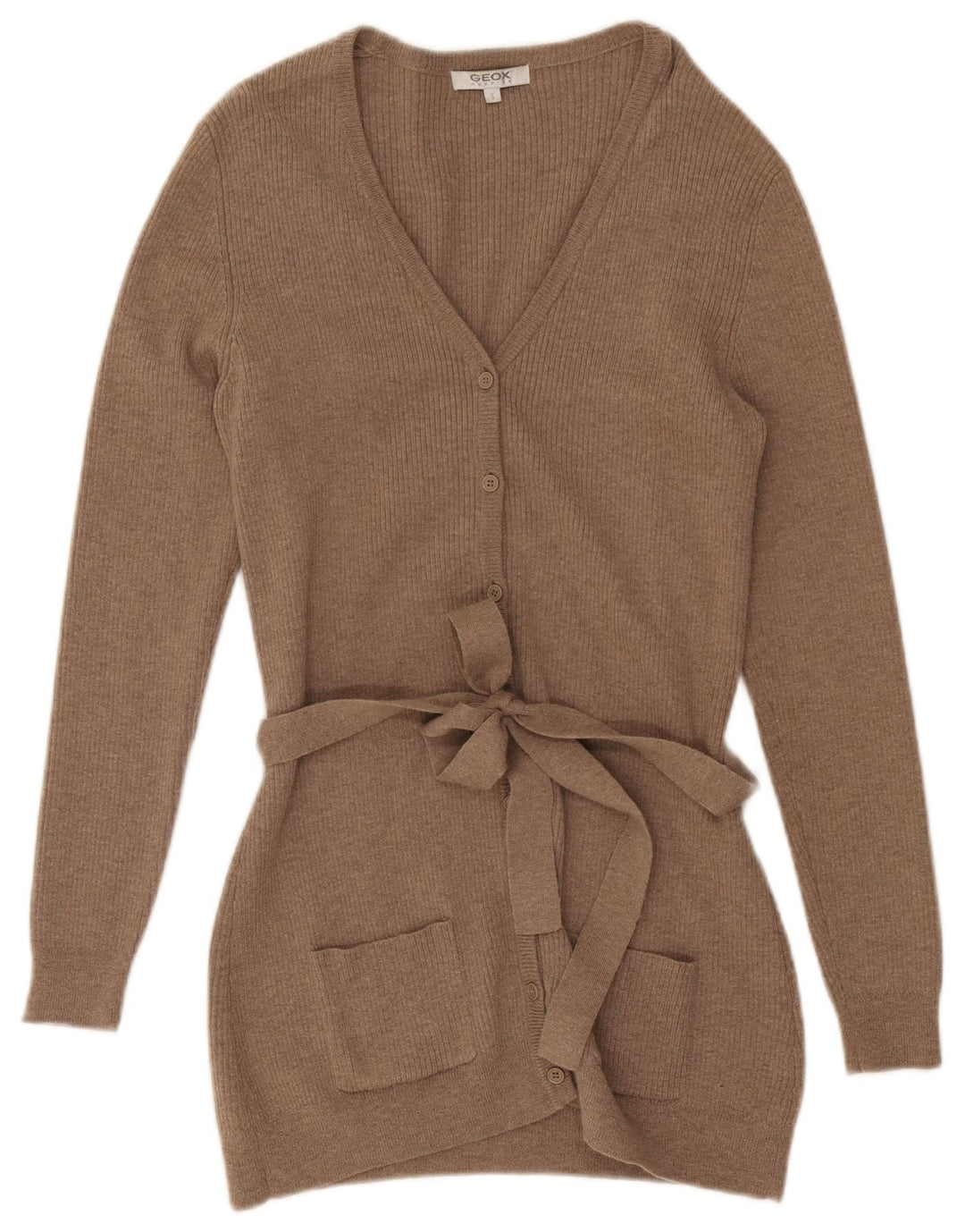 Maglione cardigan da donna Geox UK 10 piccolo marrone