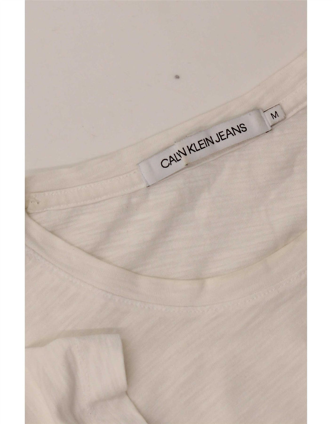 Maglietta da donna Calvin Klein Jeans Top UK 14 Medium White